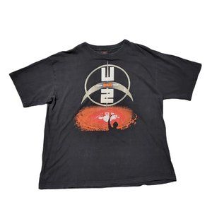 U2‎ Band 360 Tour 2009 Tee Shirt Short Sleeves Black Men's Top